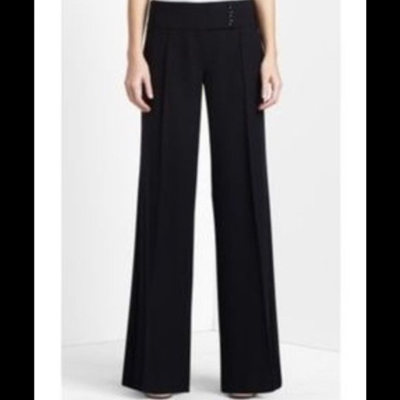 BCBGMaxAzria Pants - BCBGMaxAzria Tabatha Wool Wide Leg Trouser Pants 0